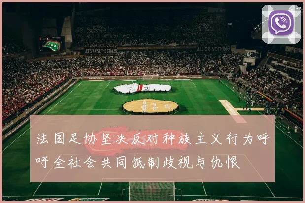 法国足协坚决反对种族主义行为呼吁全社会共同抵制歧视与仇恨